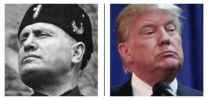 Trump and Mussolini